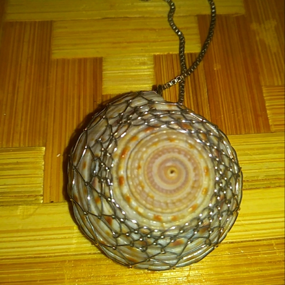Sterling Silver Nautilus Pendant